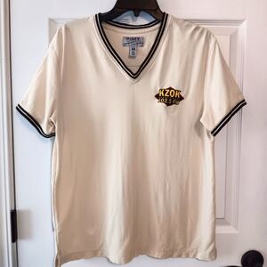 Port Authority Embroidered Logo Women's V-Neck Shirt